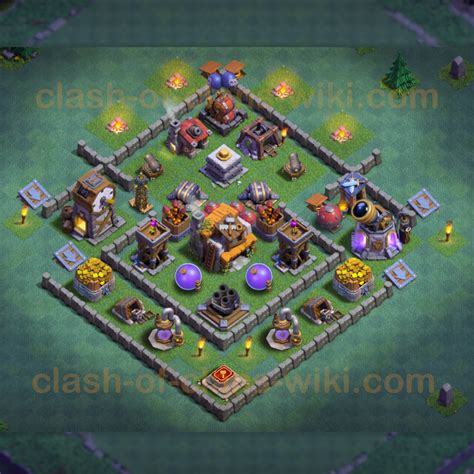 Coc builder base level 5 - The cannonball slows down the further it travels. It is unlocked at Builder Hall level 7. It has a low fire rate but deals moderate damage per hit. Strategies Defensive Strategy. The Giant Cannon has a lock-on range of 9.5 tiles but the fired projectile can travel 48 tiles - enough to pass the boundaries of the Builder Base.